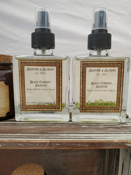 Black Currant Absinthe Body-Room-Linen Spray 5oz